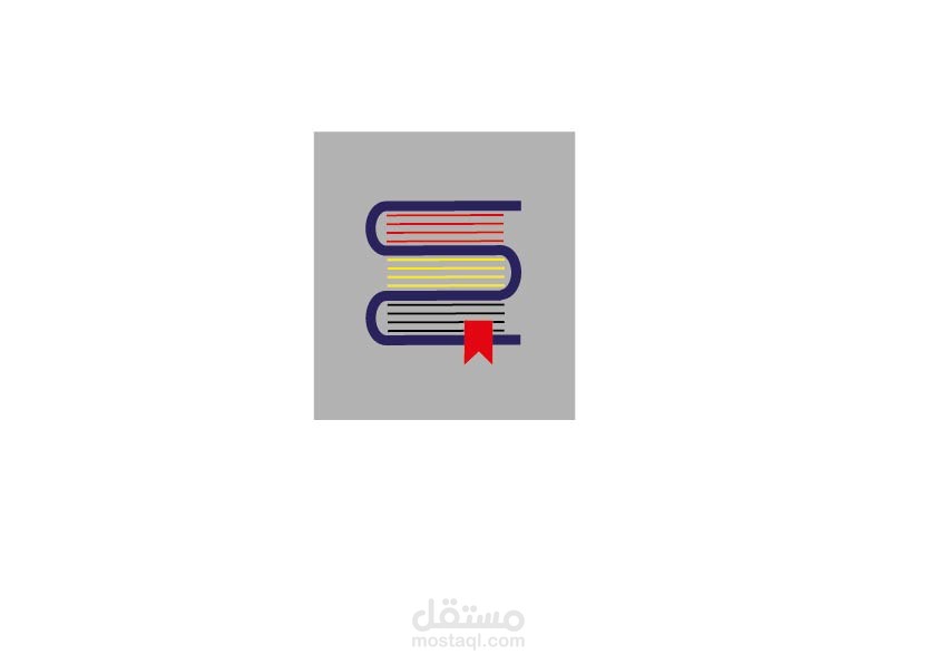لوجو لمكتبة الكترونية .