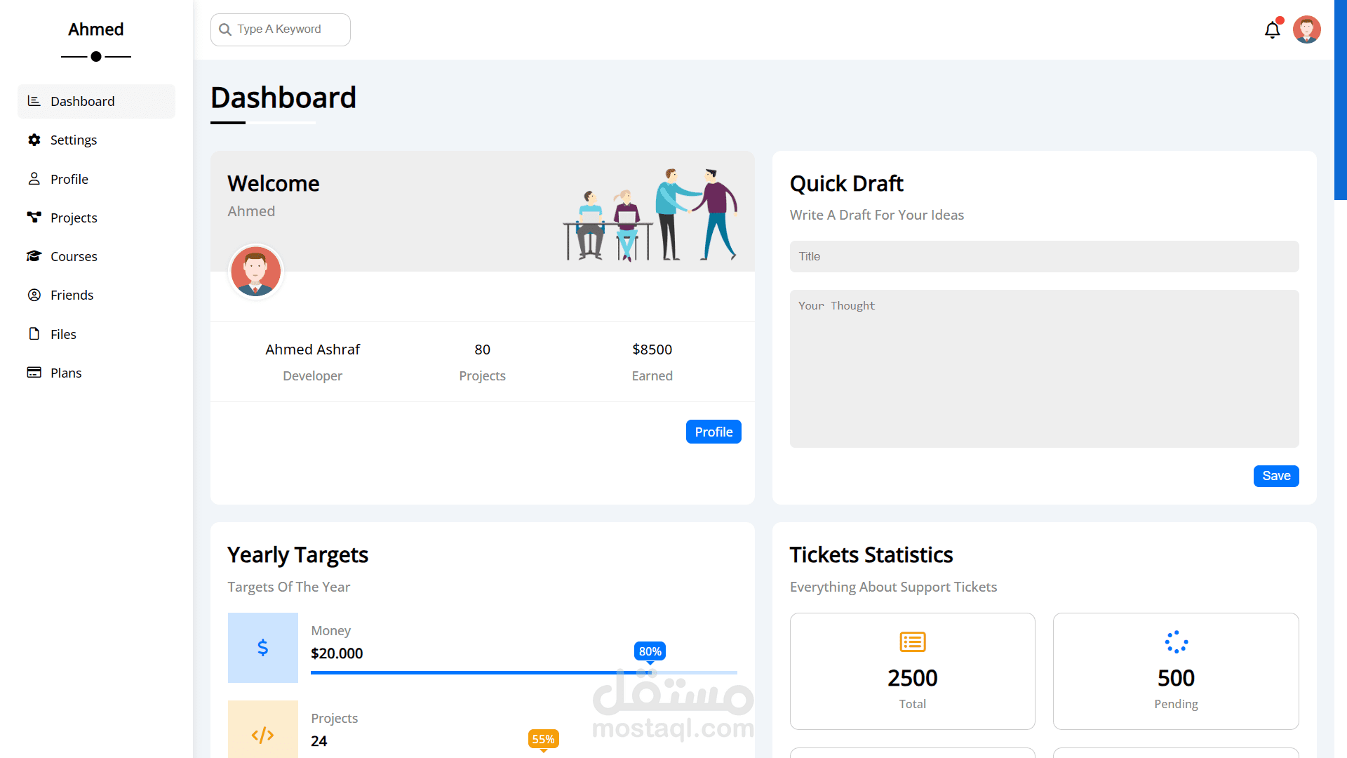 انشاء موقع متكامل -3