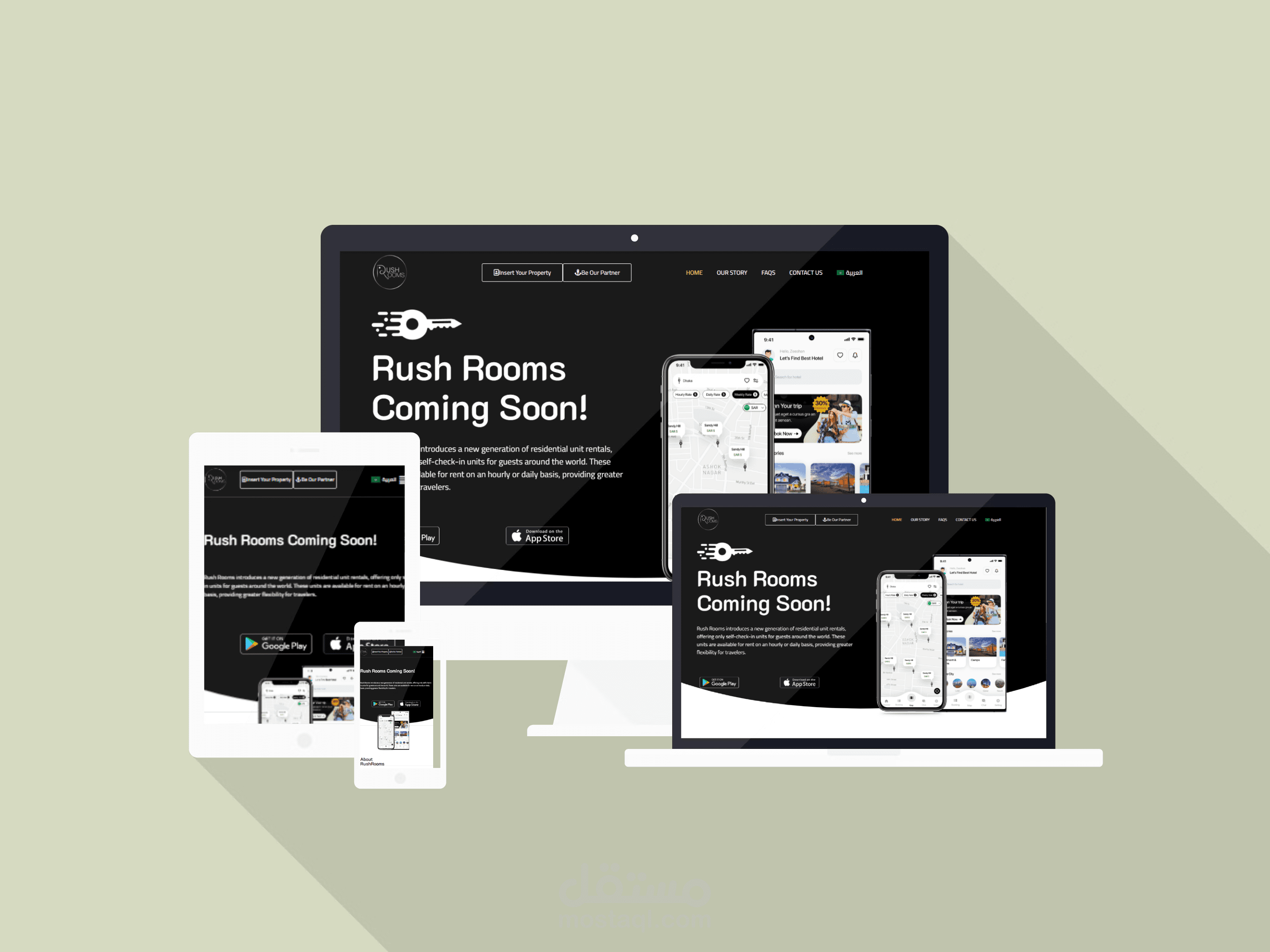 موقع الغرف السريعة ( rushrooms ) متعدد اللغات