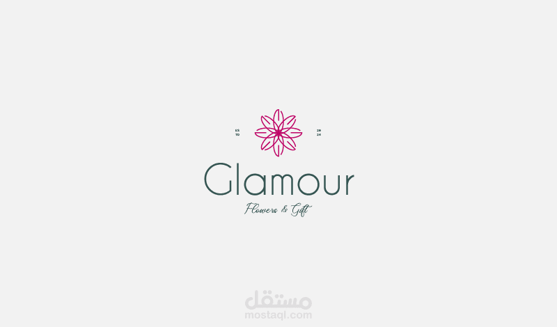 تصميم شعار محل زهور