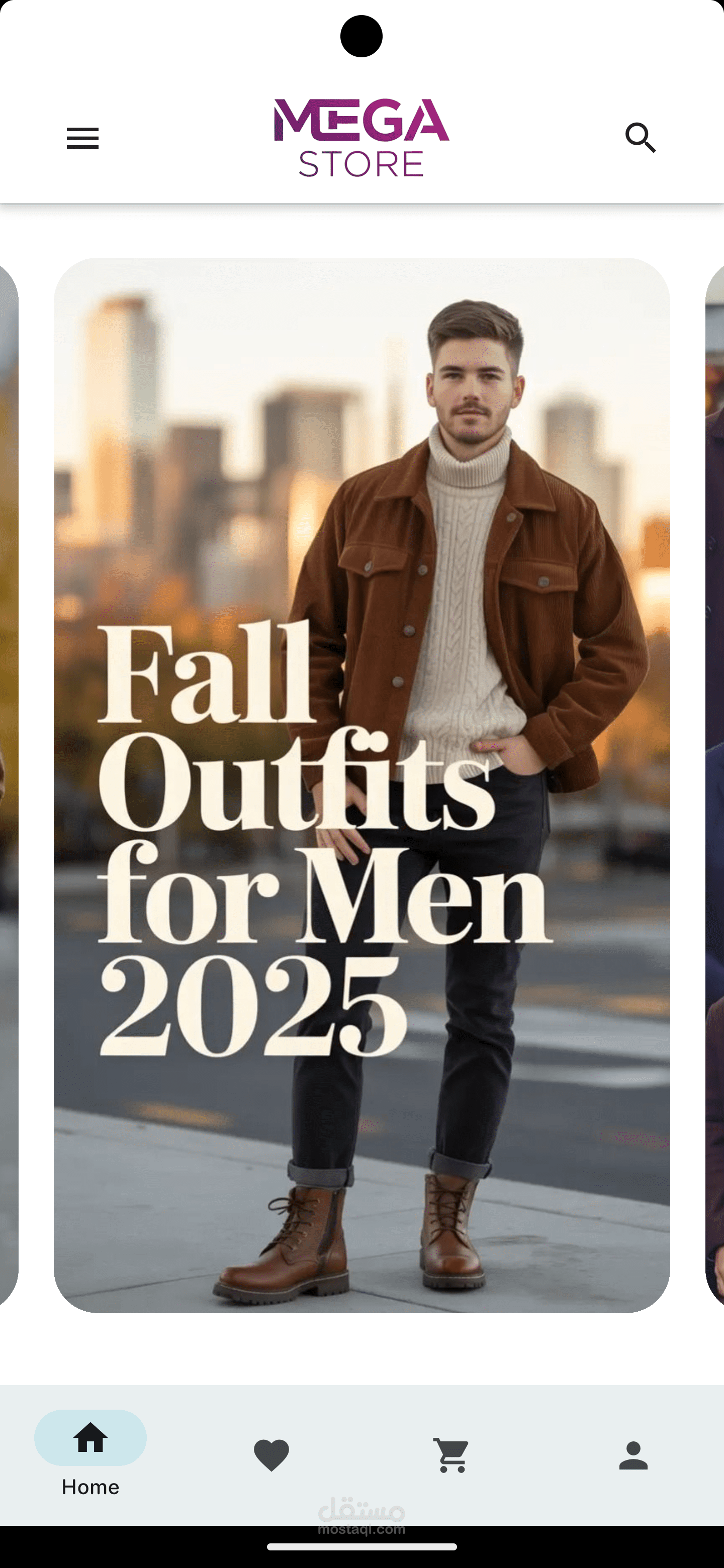 تطبيق MegaStoreApp - منصة تجارة إلكترونية متكاملة بـ Flutter و Node.js