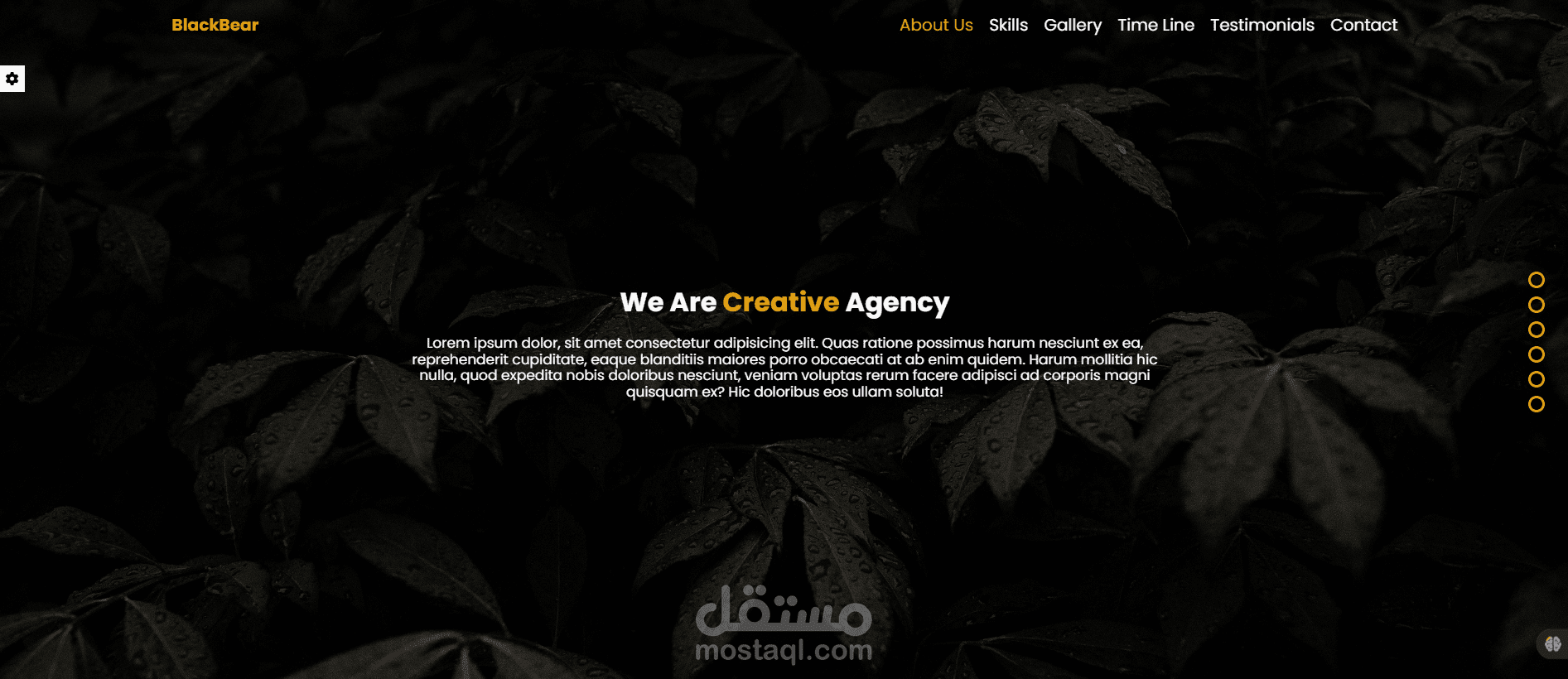 responsive landing page