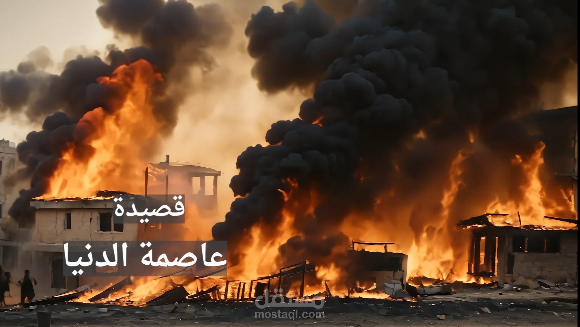 قصيدة عاصمة الدنيا بالذكاء الاصطناعي