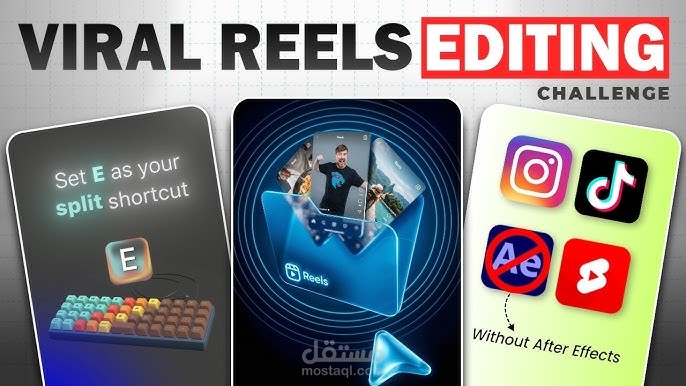 مونتاج ريلز صناع المحتوى (افتر ايفكت)