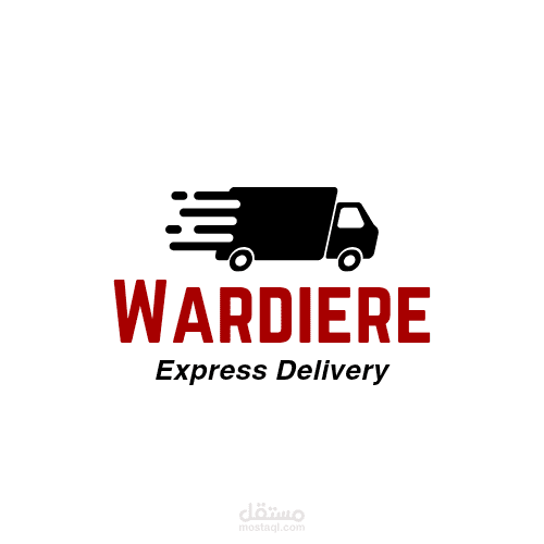 لوجو لشركة شحن باسم Wardiere