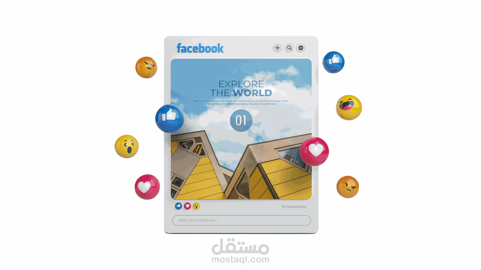 تصميم بوست لمواقع التواصل الأجتماعي |Social Media Design