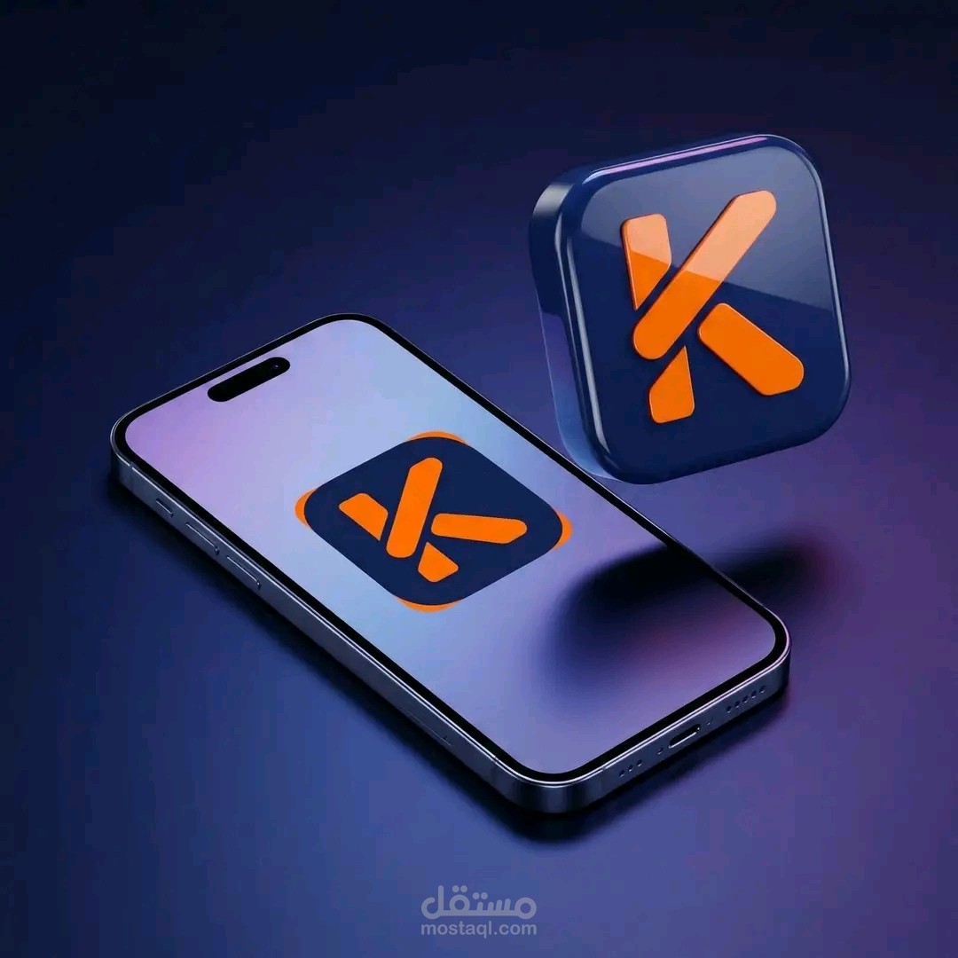 تصميم شعار وهوية بصرية احترافية لمنصة KHEDMA GO.