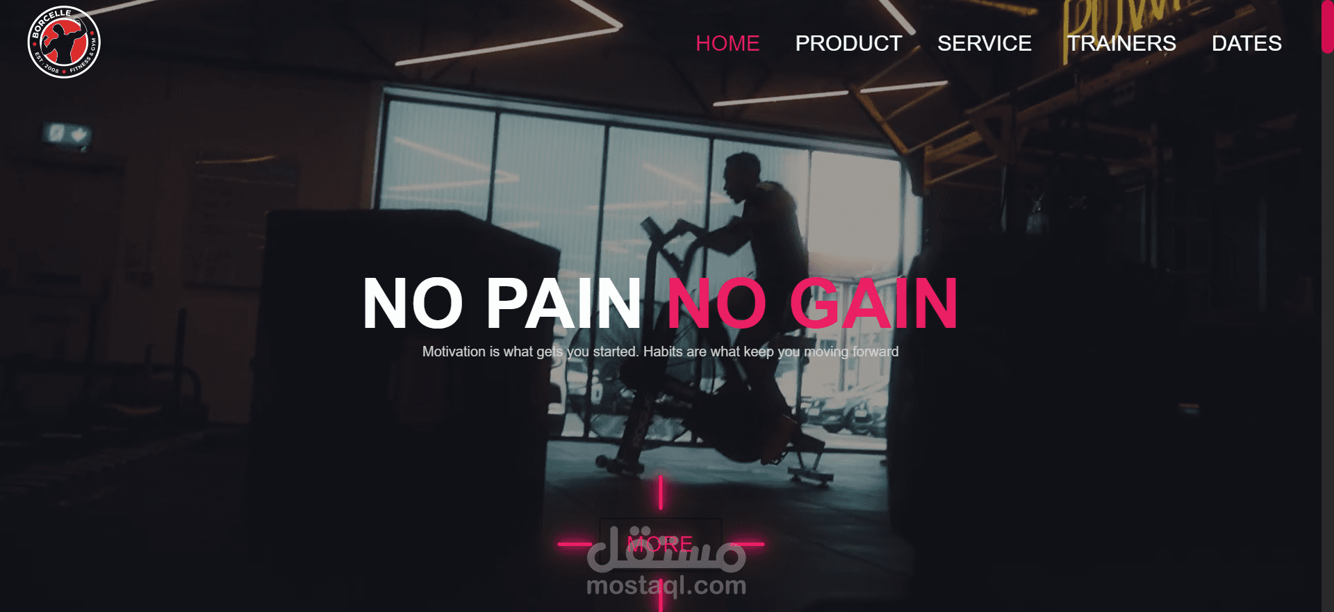 موقع تعريفي عن GYM