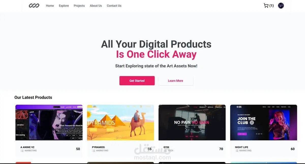 full stack E-Commerce Website