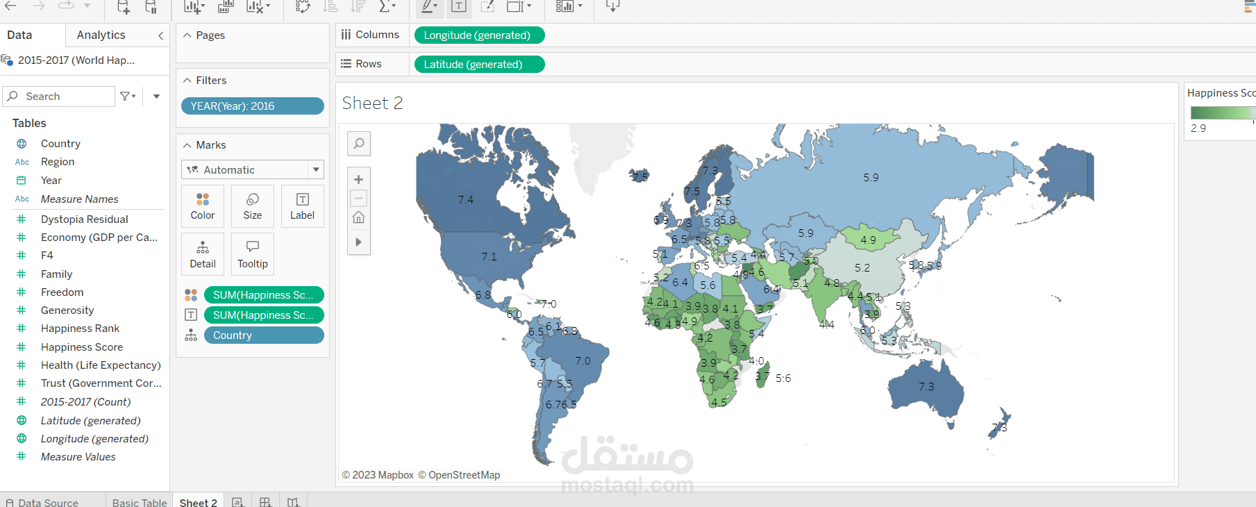 data visualization using tableau