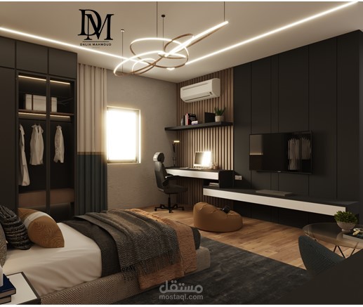 Modern Interior Boy's Bedroom