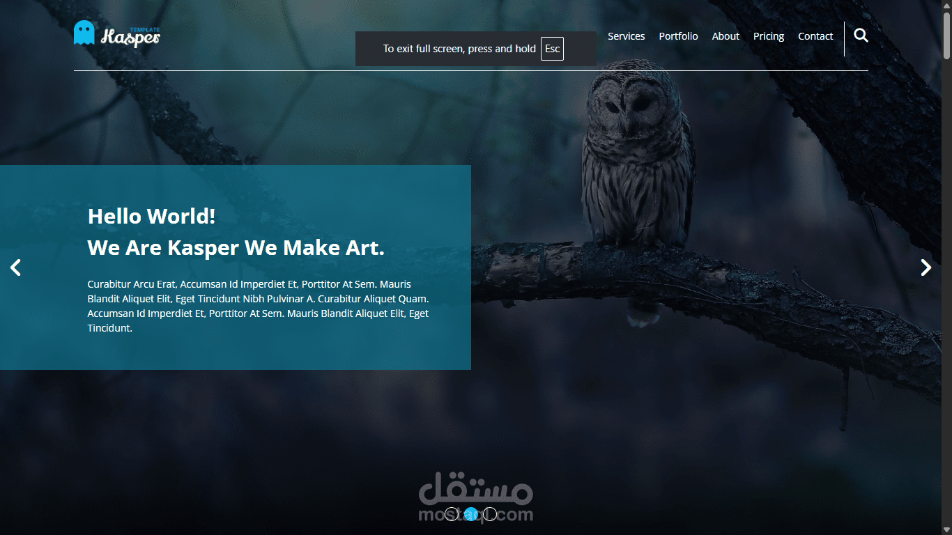 ️ Kasper — مشروع تصميم واجهة احترافية