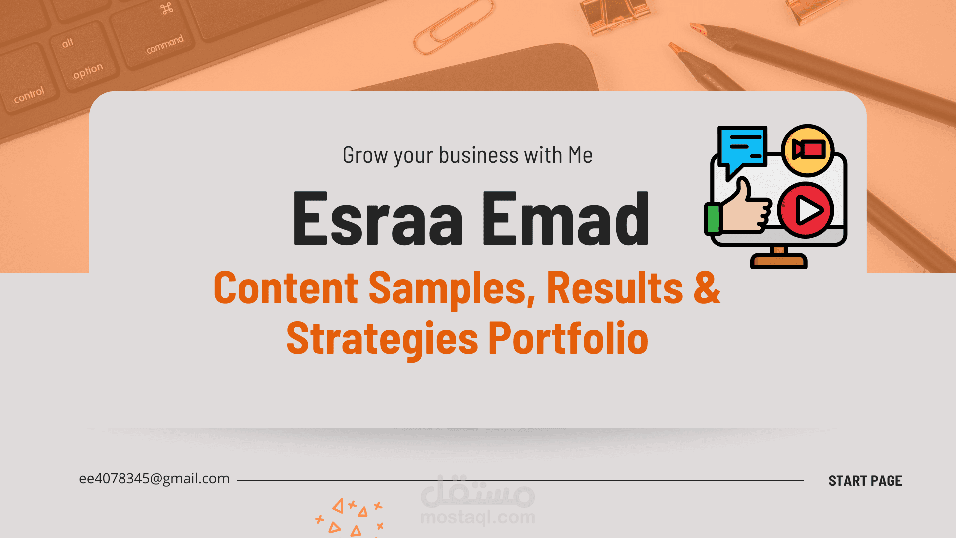 Content Samples, Results & Strategies Portfolio