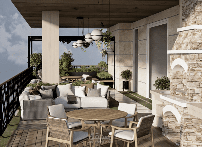 تراس أو حديقة لفيلا - Terrace / Garden of a Villa