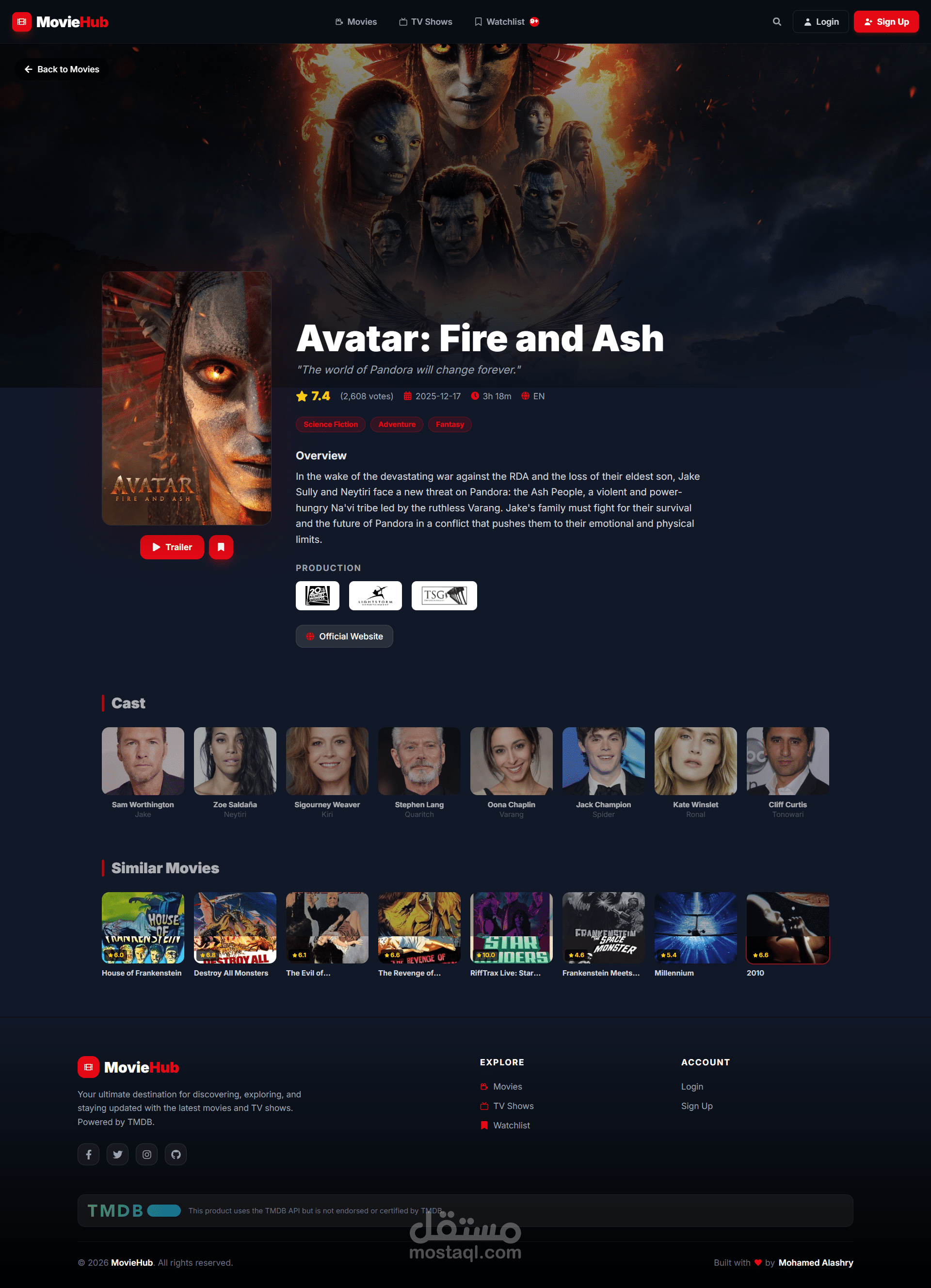 MovieHub - Movies & TV Shows Platform