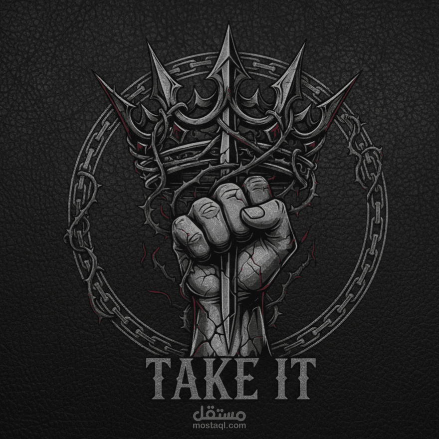 the dark logo take it