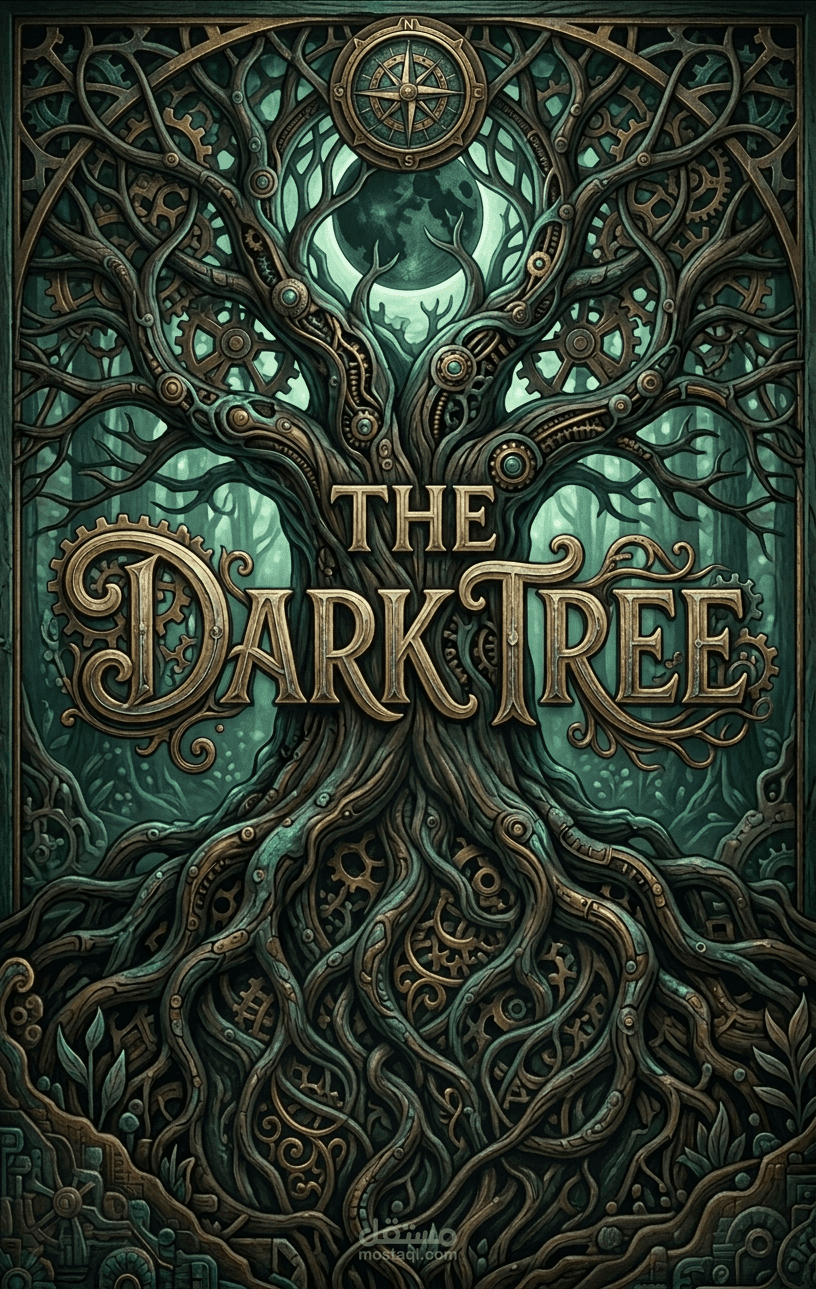 تصميم كتاب the dark tree