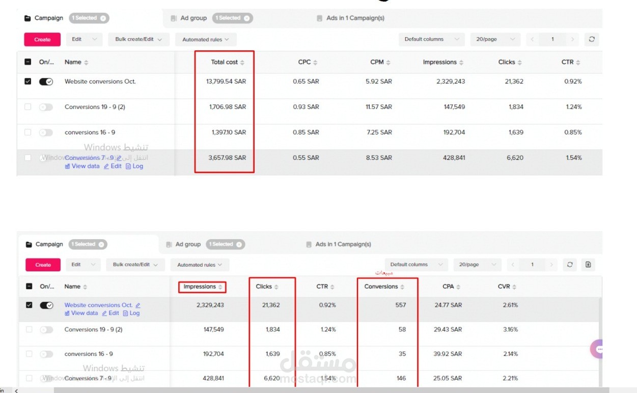 حملات إعلانية على منصة تيك توك