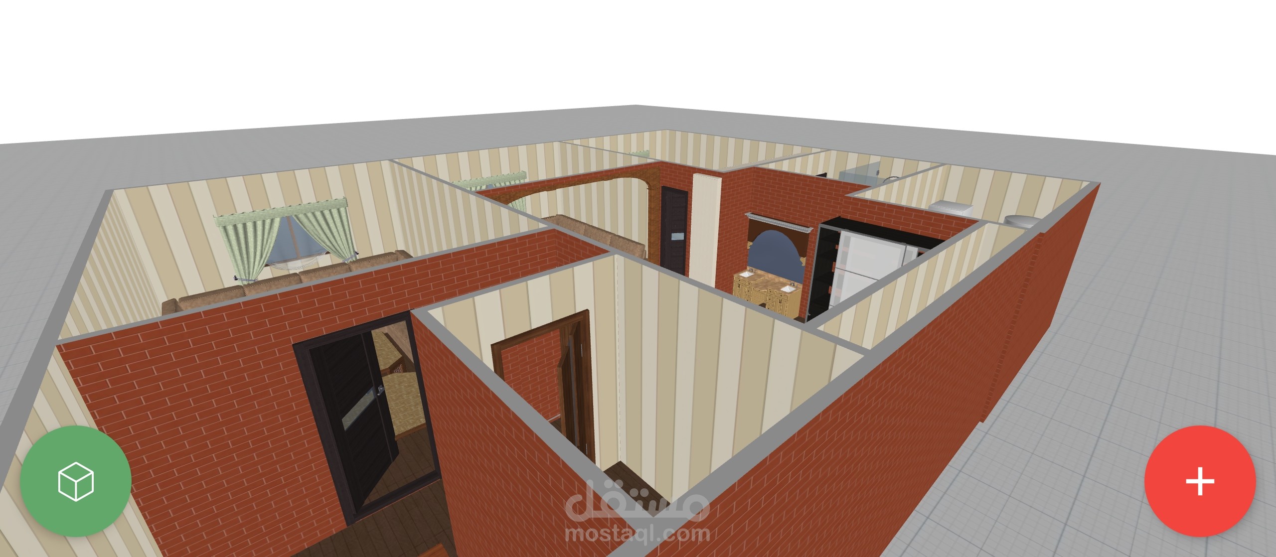 تصميم مبسط لبيتك المستقبلي  2d و 3d