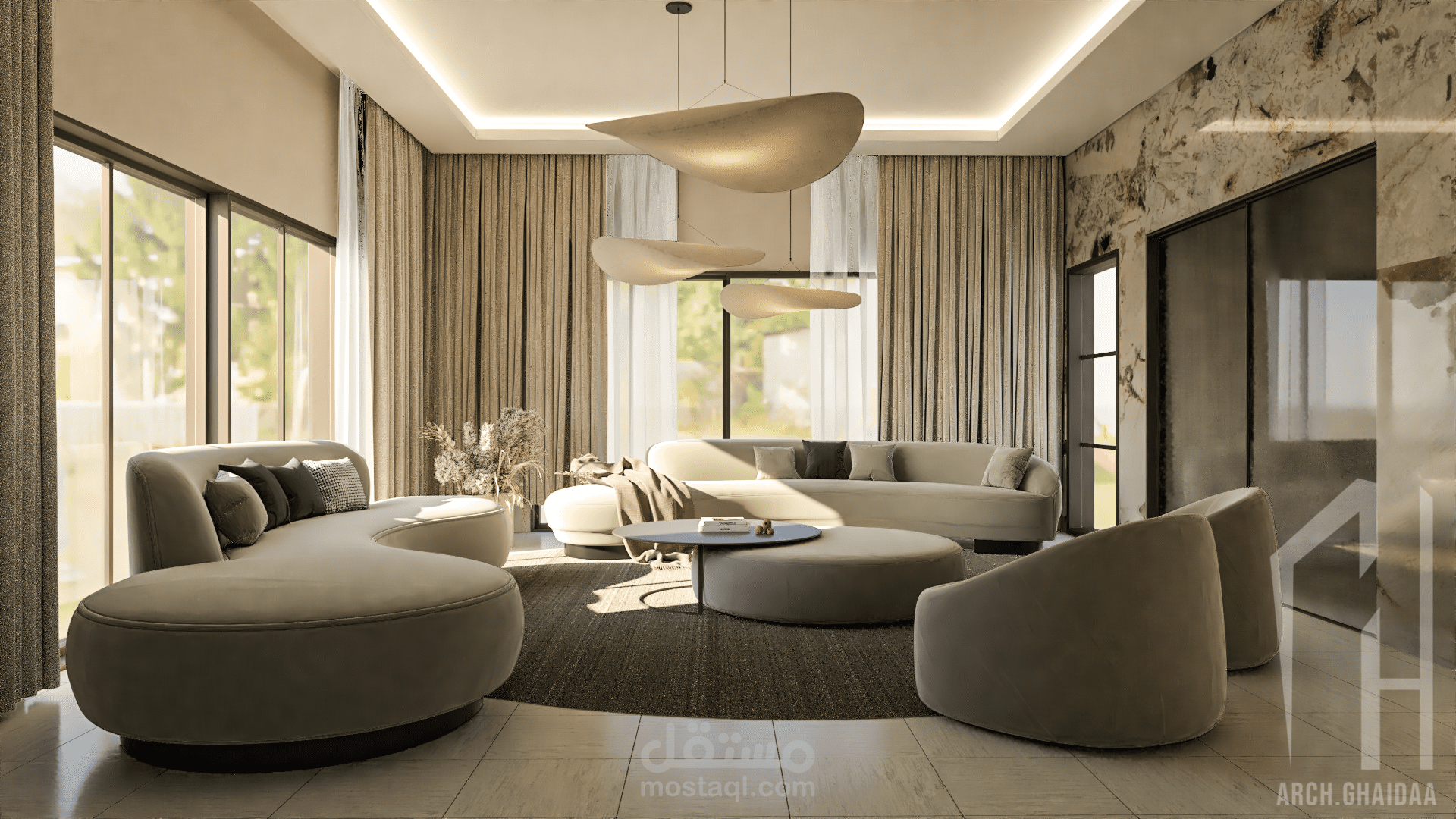 تصميم مجلس رجال بطابع مودرن