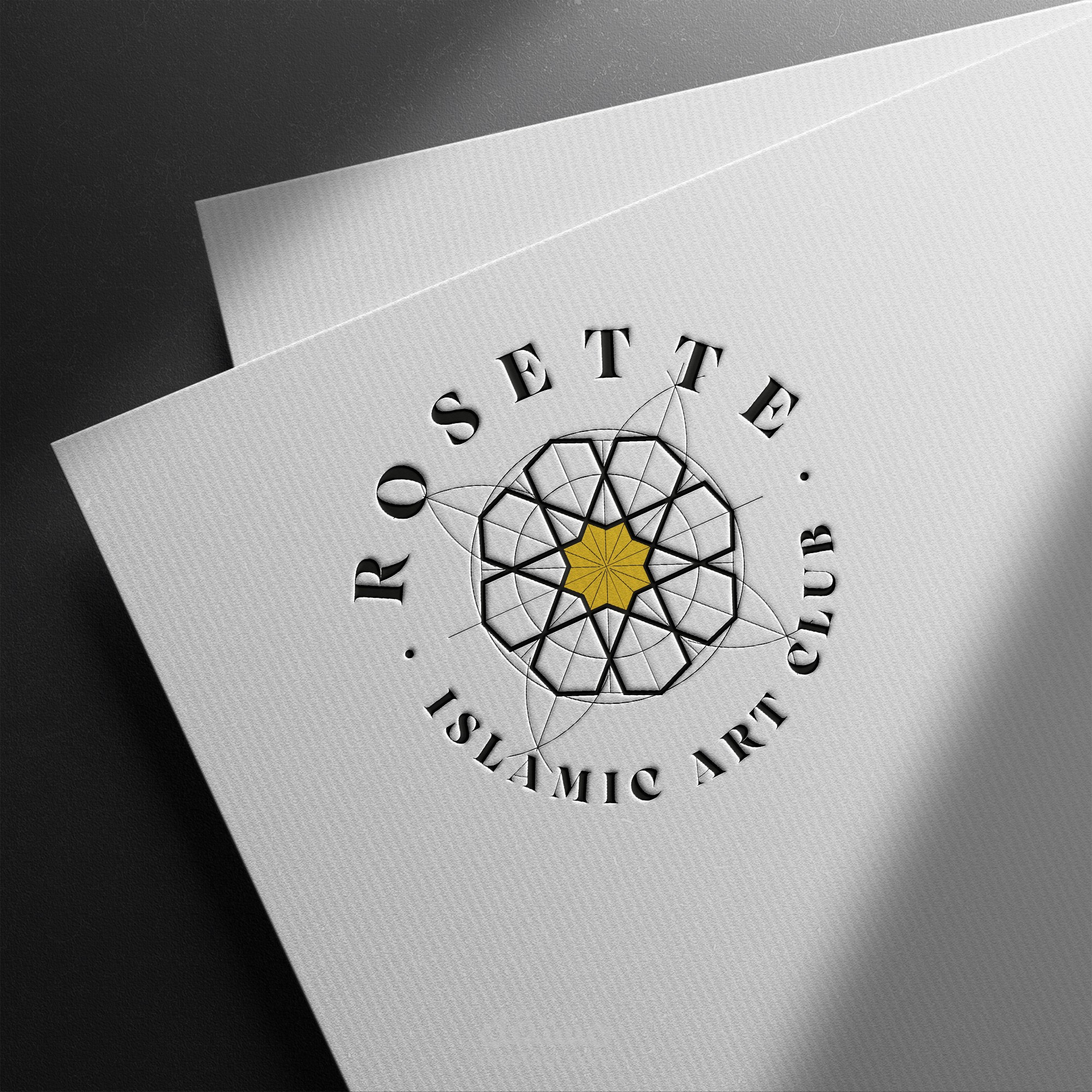 Rosette logo design | تصميم شعار روزيت