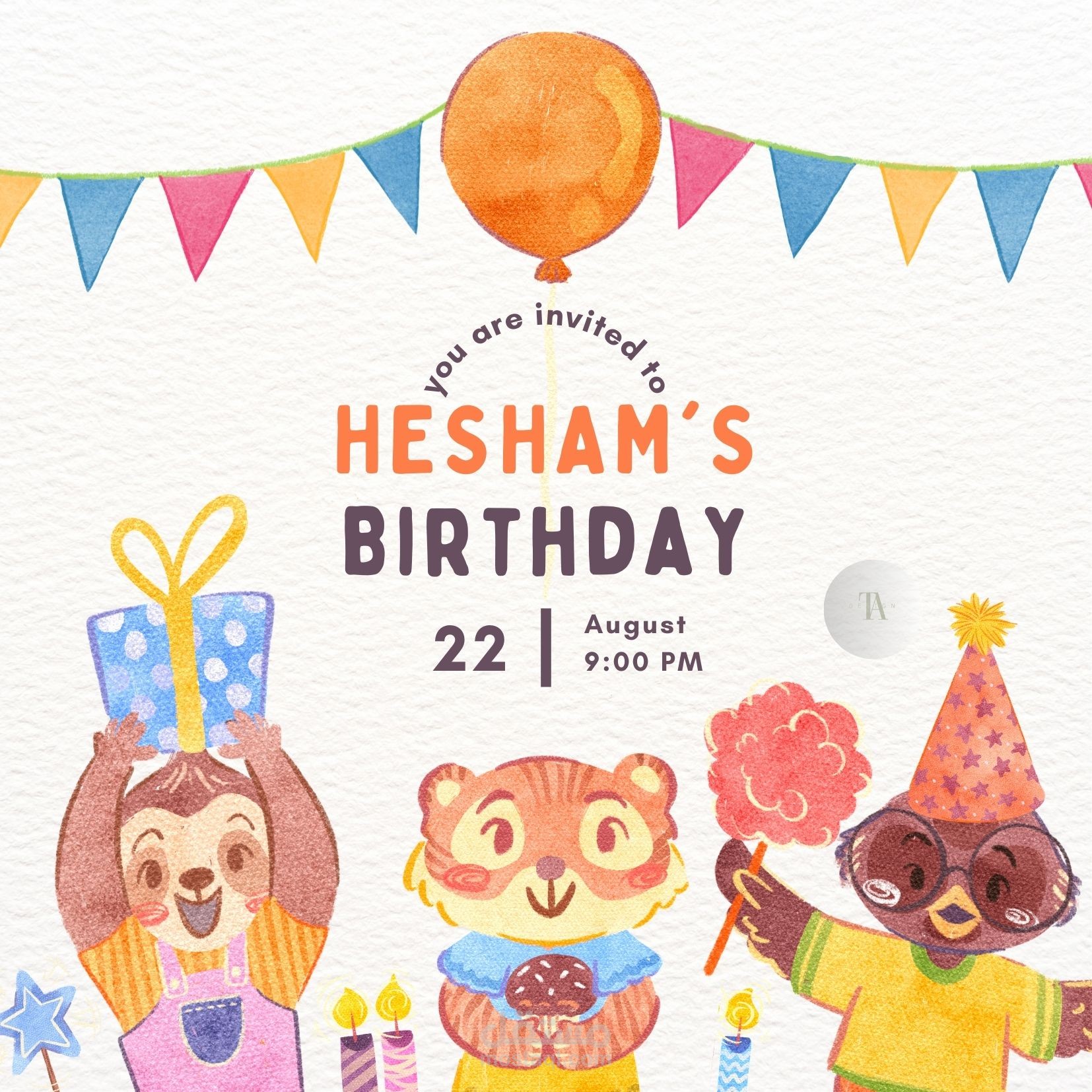 Birth day invitation