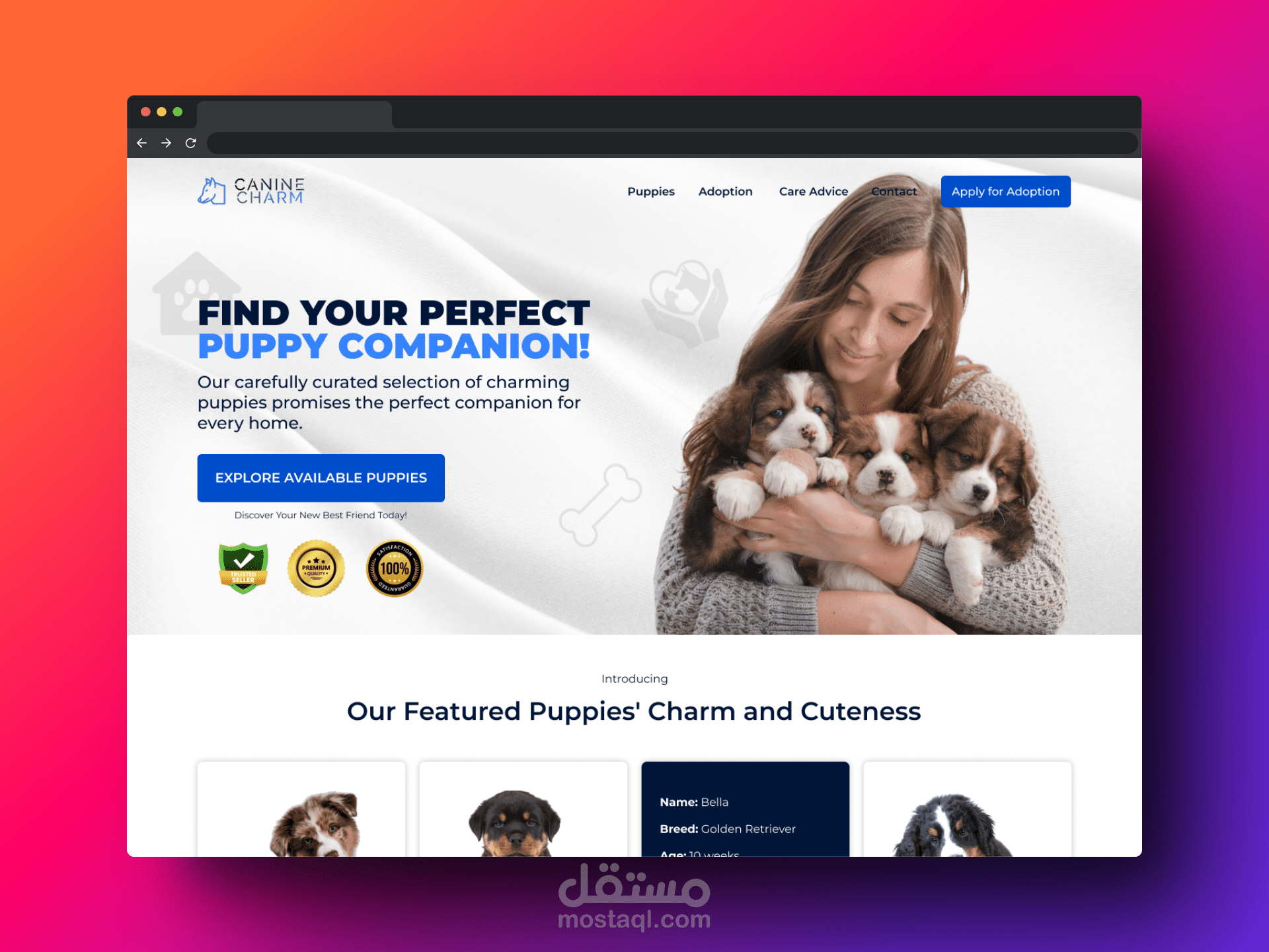 Dog Breeding Website