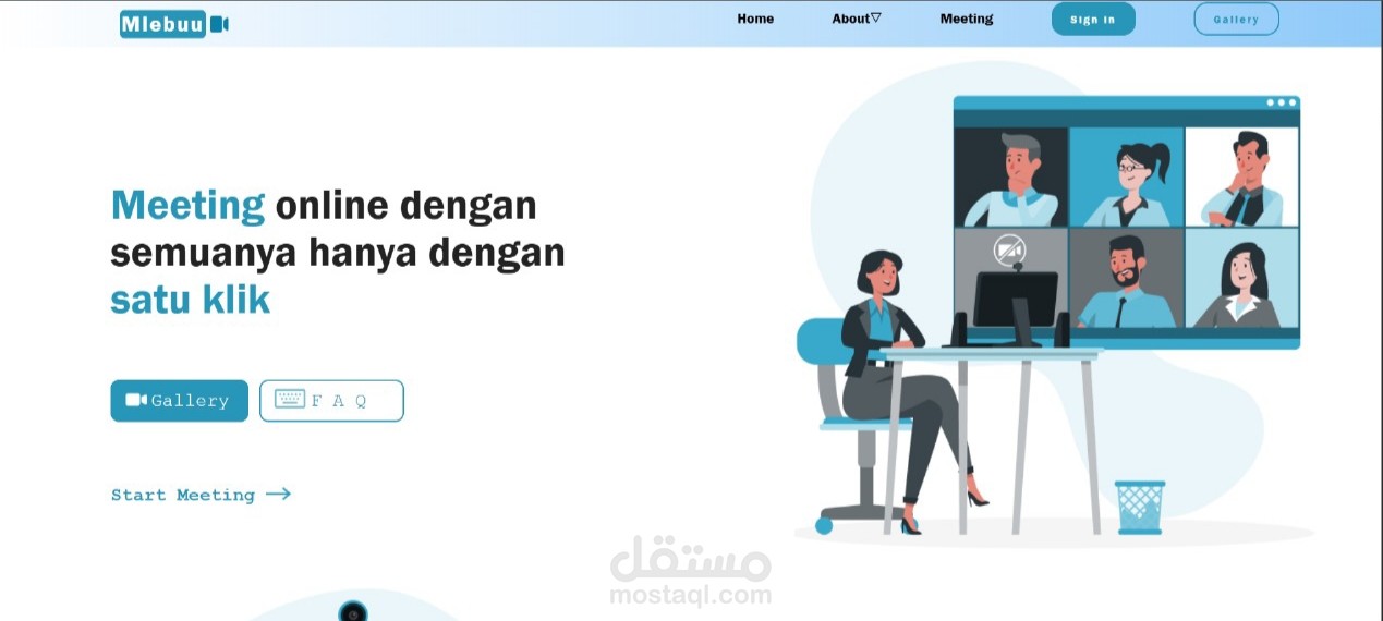 Dynamic front-end site