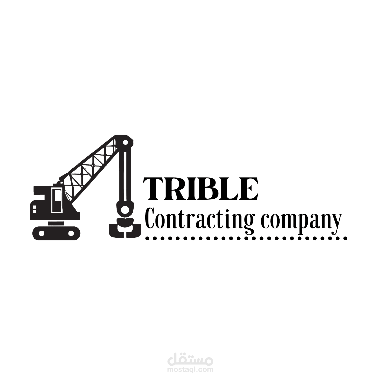لوجو لشركة مقاولات