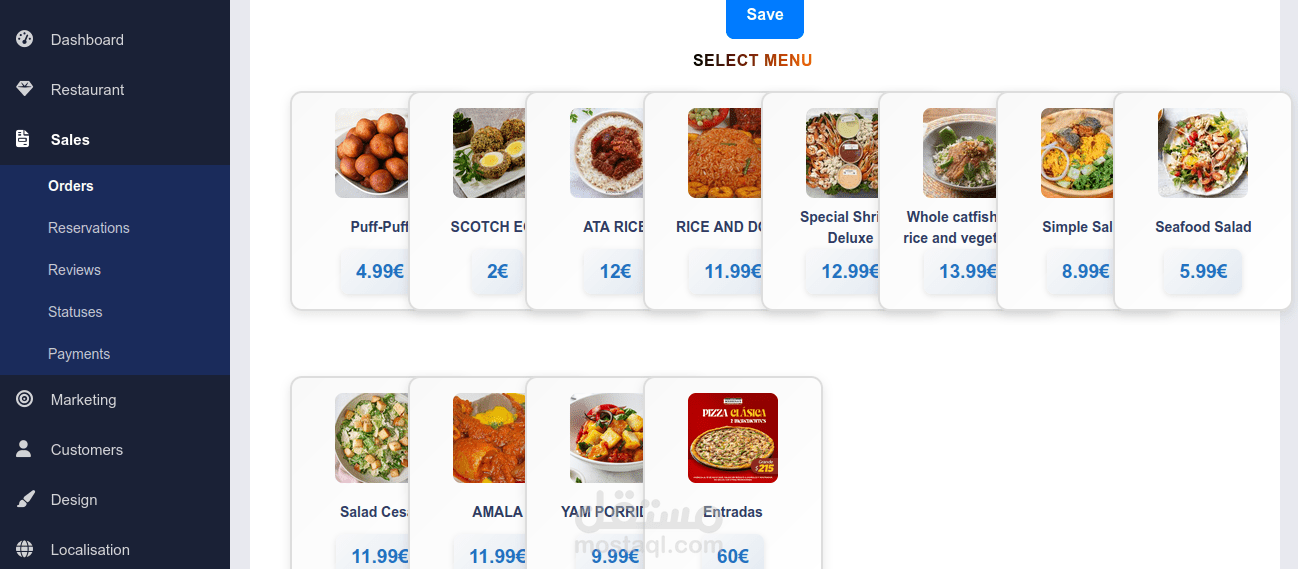 UI Customization and Enhancements on TastyIgniter Open Source Restaurant Platform