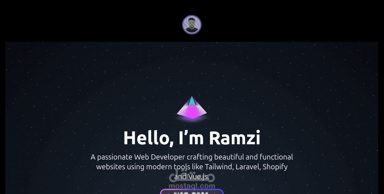 موقع Protfilo شخصي بتصميم Animated