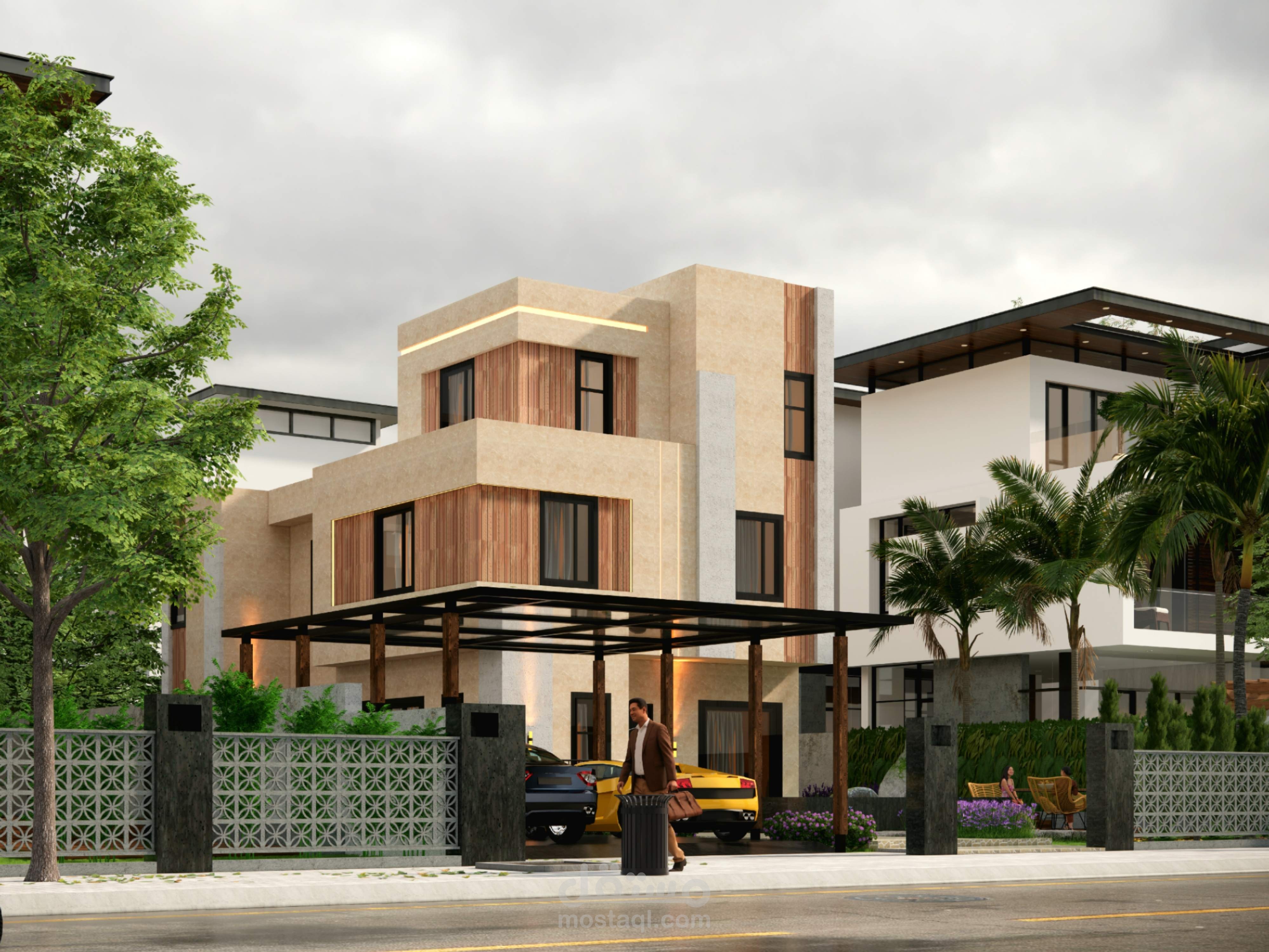 تصميم واجه خارجيه