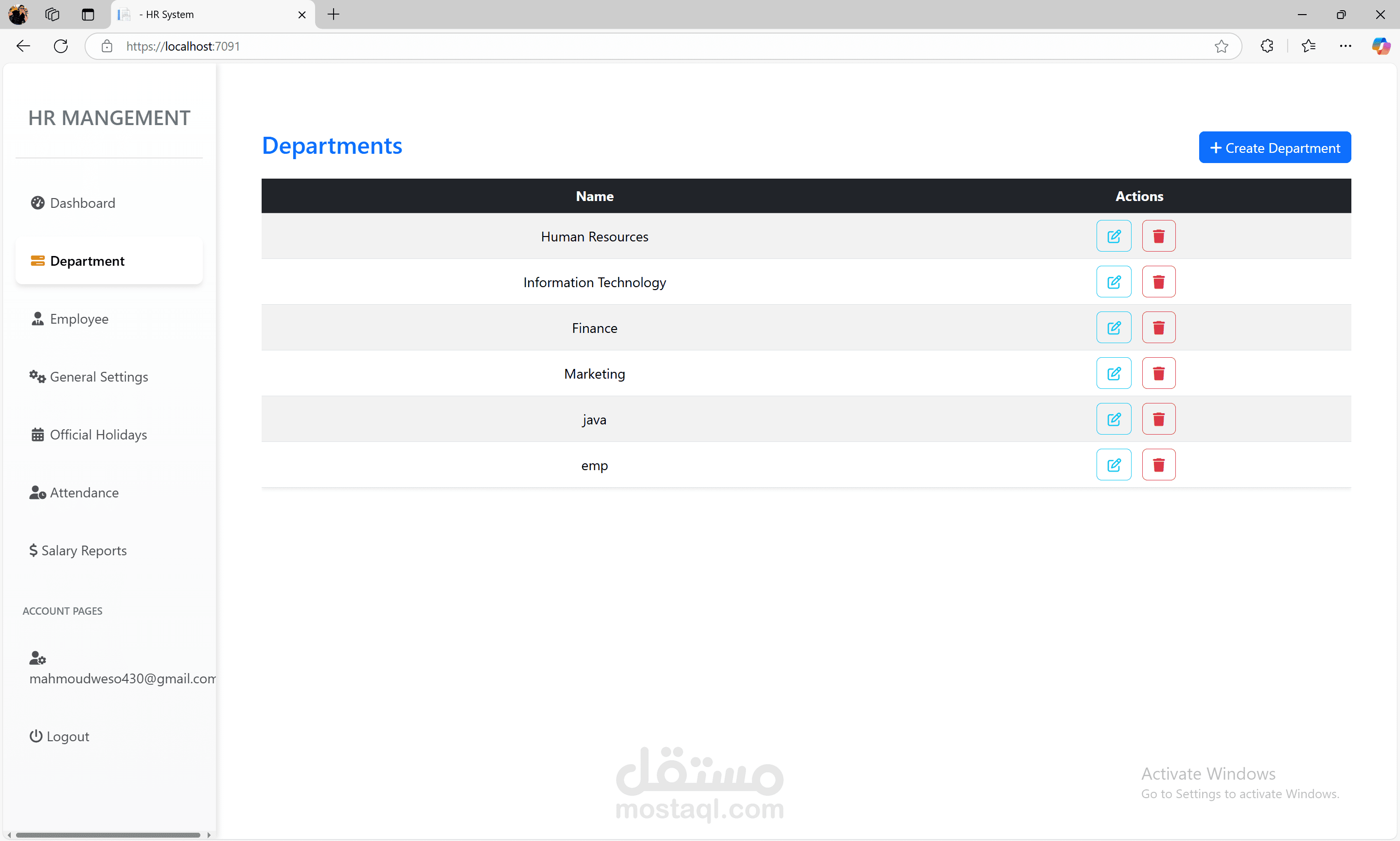 HR Management System