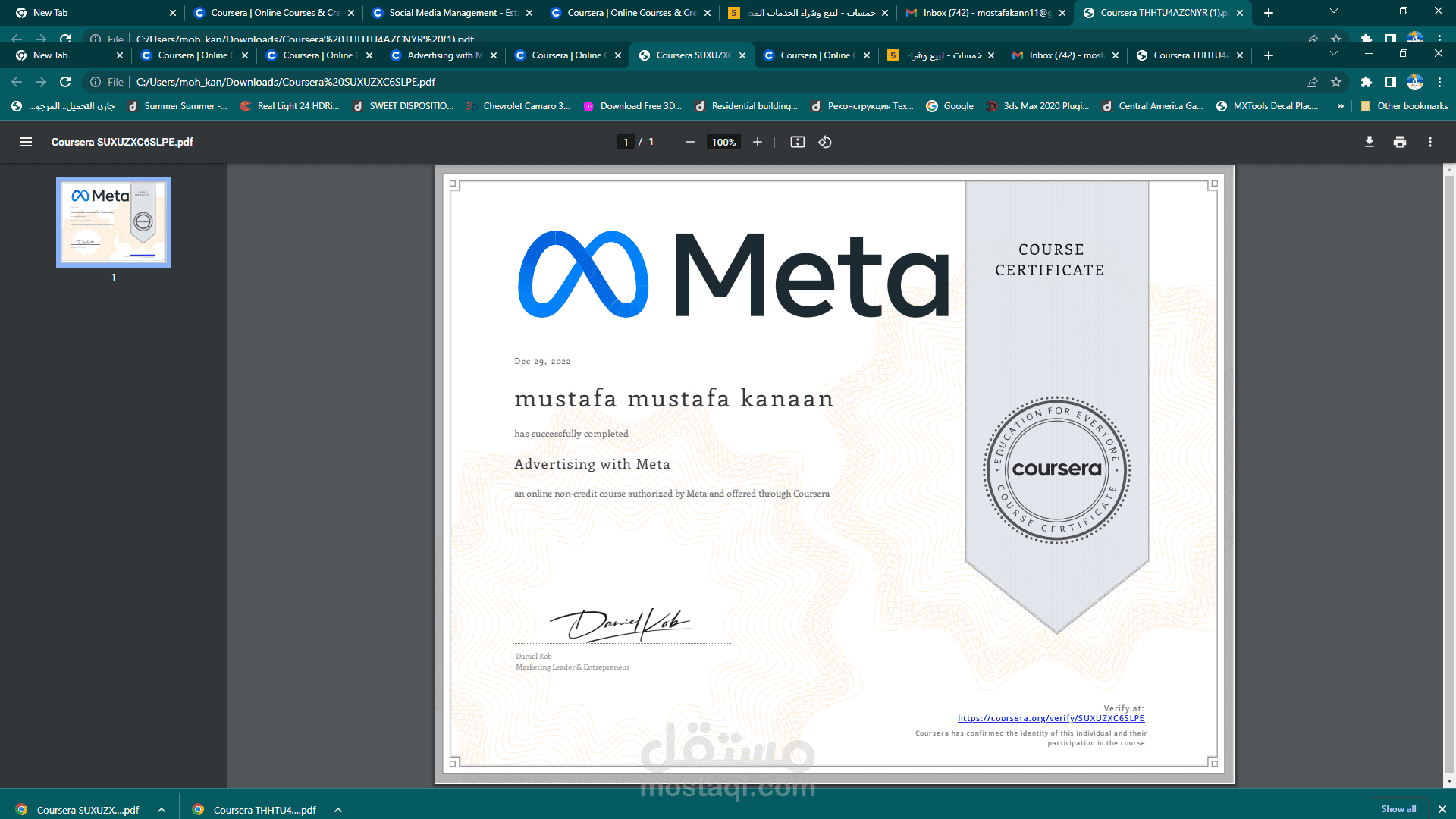 advertising with meta