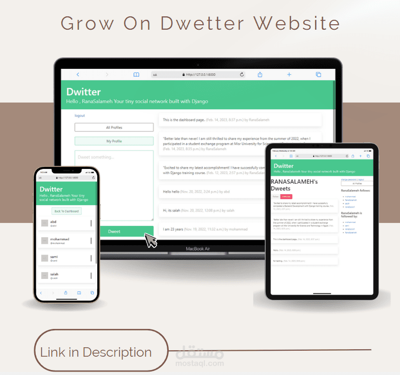 Social Website - Django