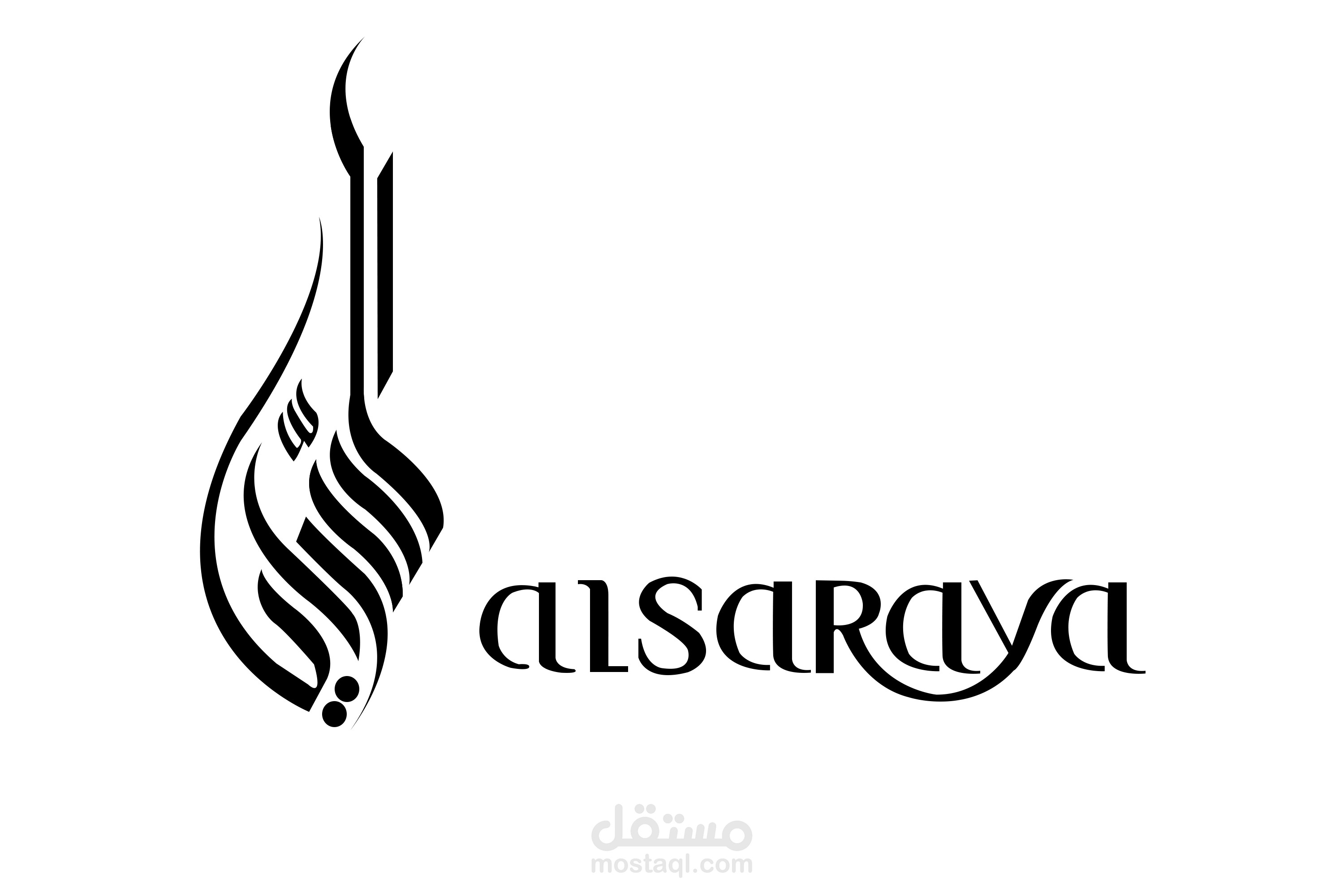 تصميم هوية بصرية لمحلات السرايا بالقرين شرقية.