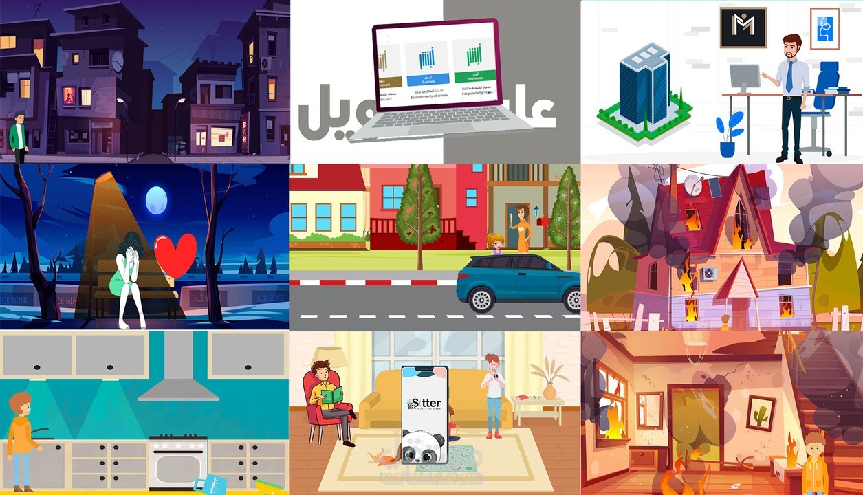 تصميم فيديو موشن جرافيك إحترافي