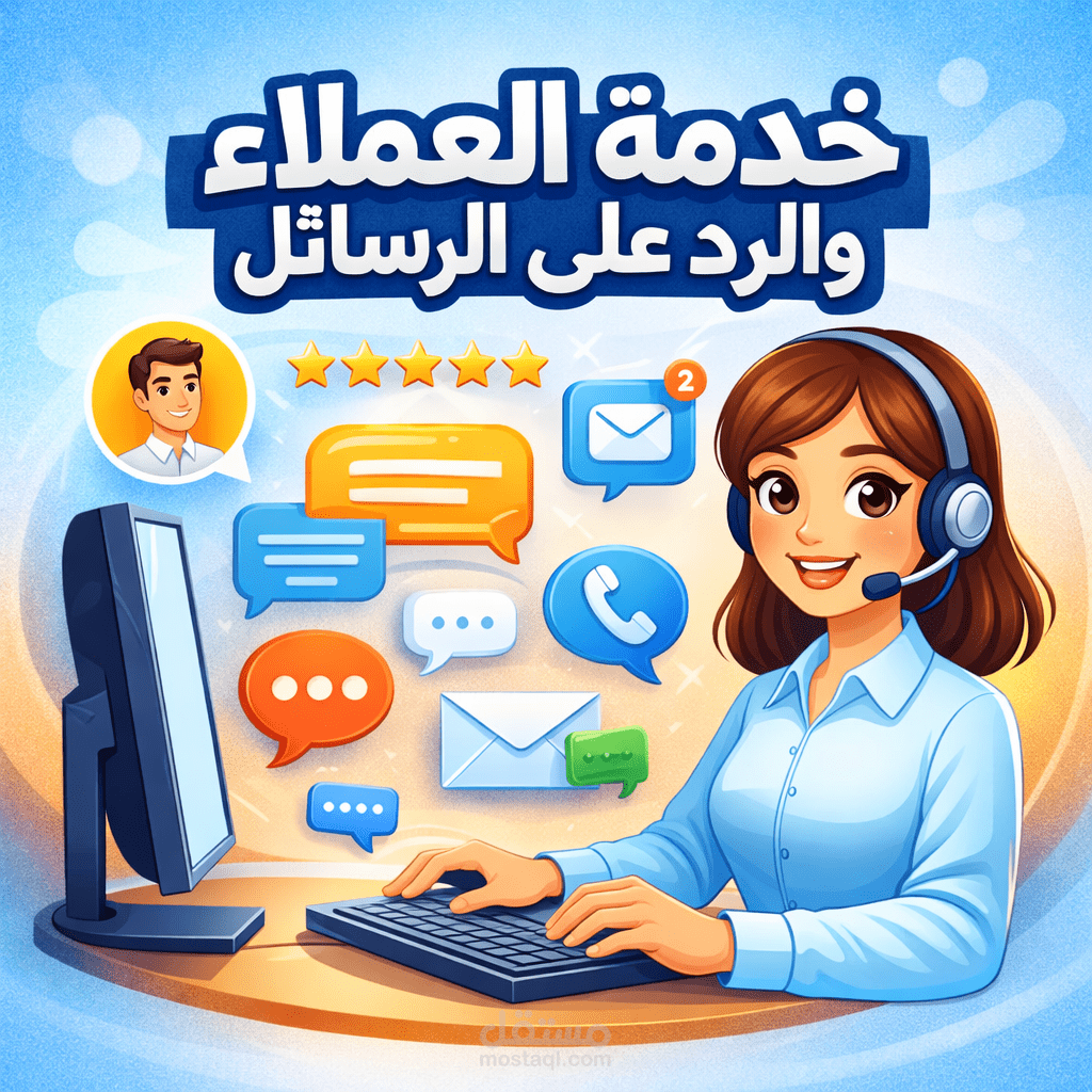 خدمة العملاء والرد على الرسائل