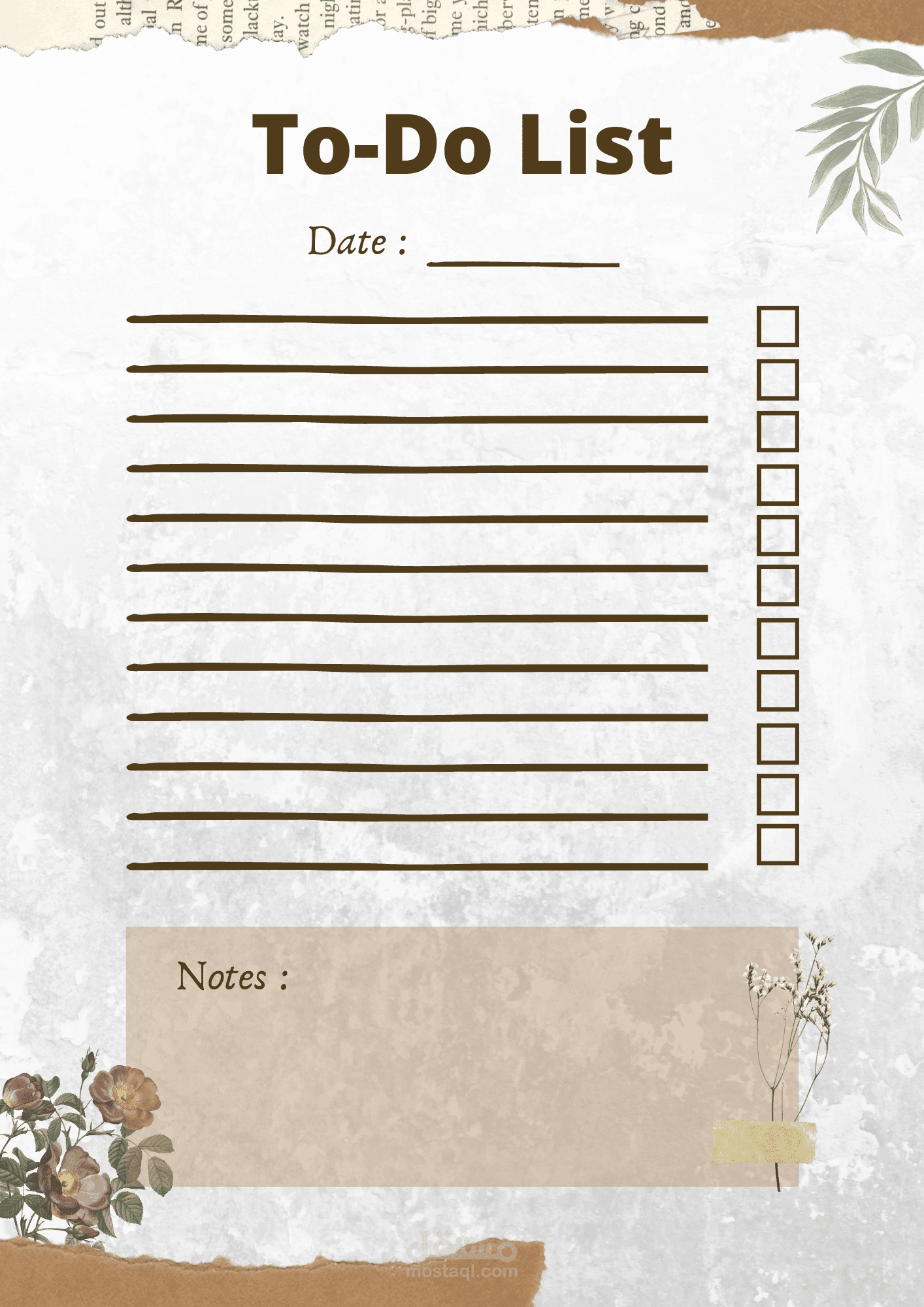 تصميم to do list