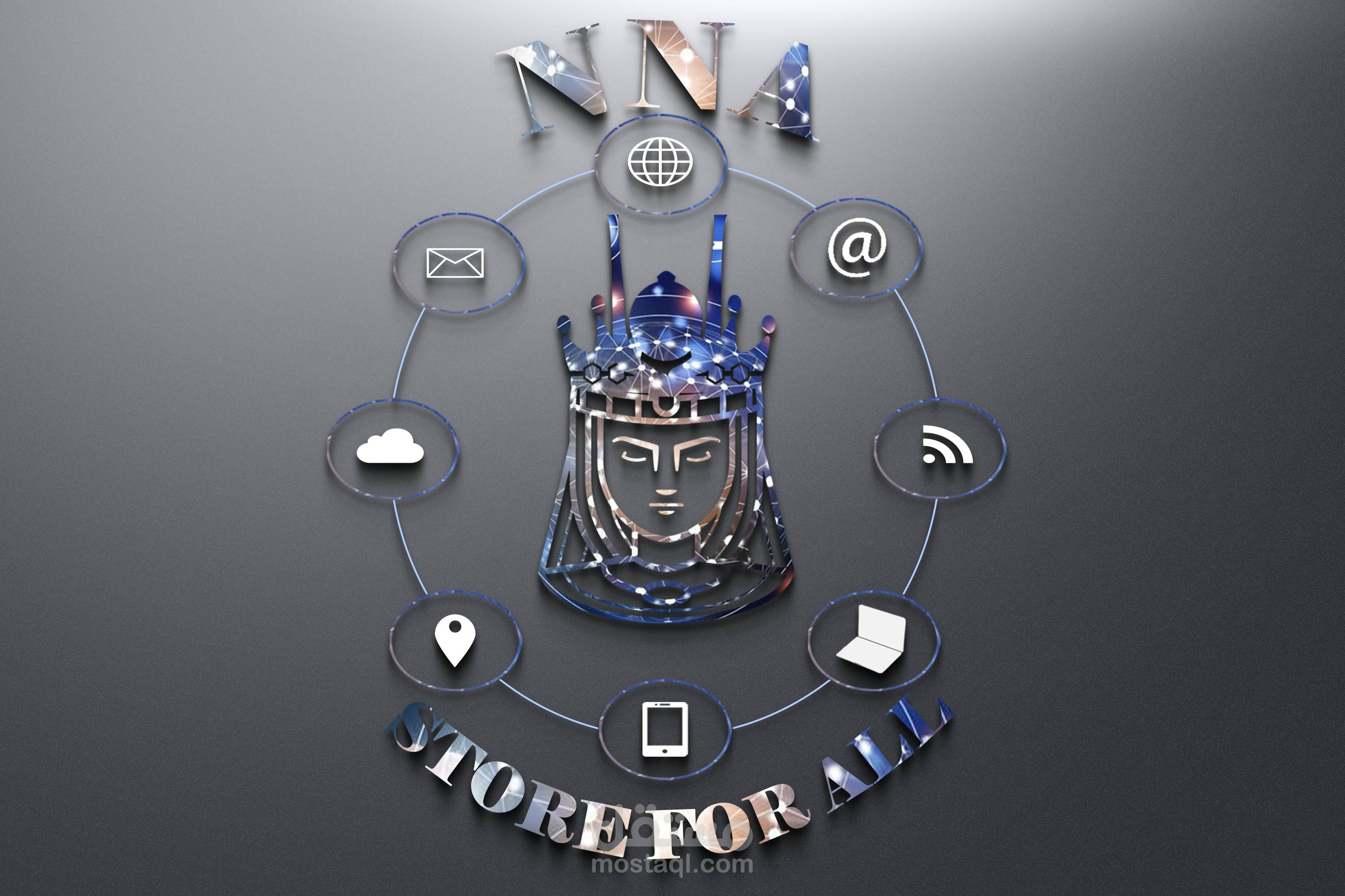 تصميم لوجو لمتجر إلكتروني