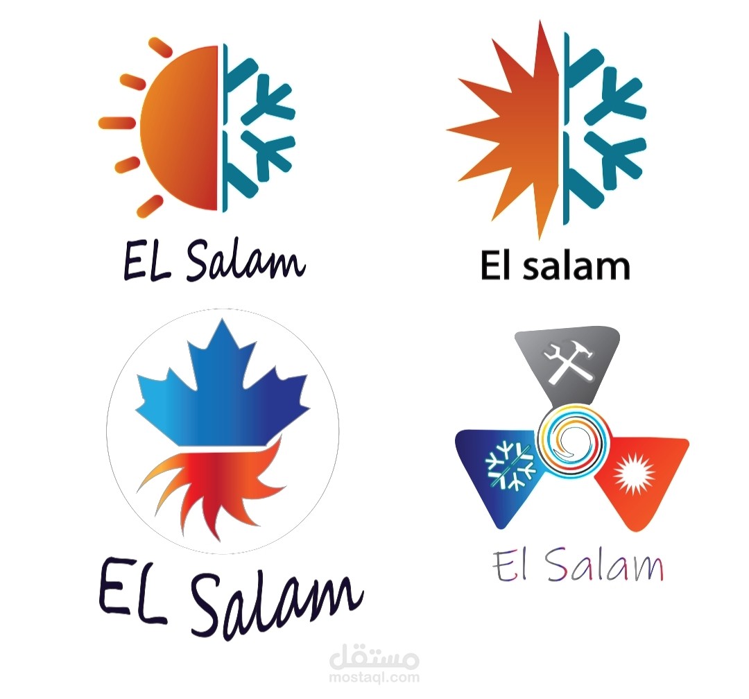 لوجو  شركة ومركز صيانة تكييفات