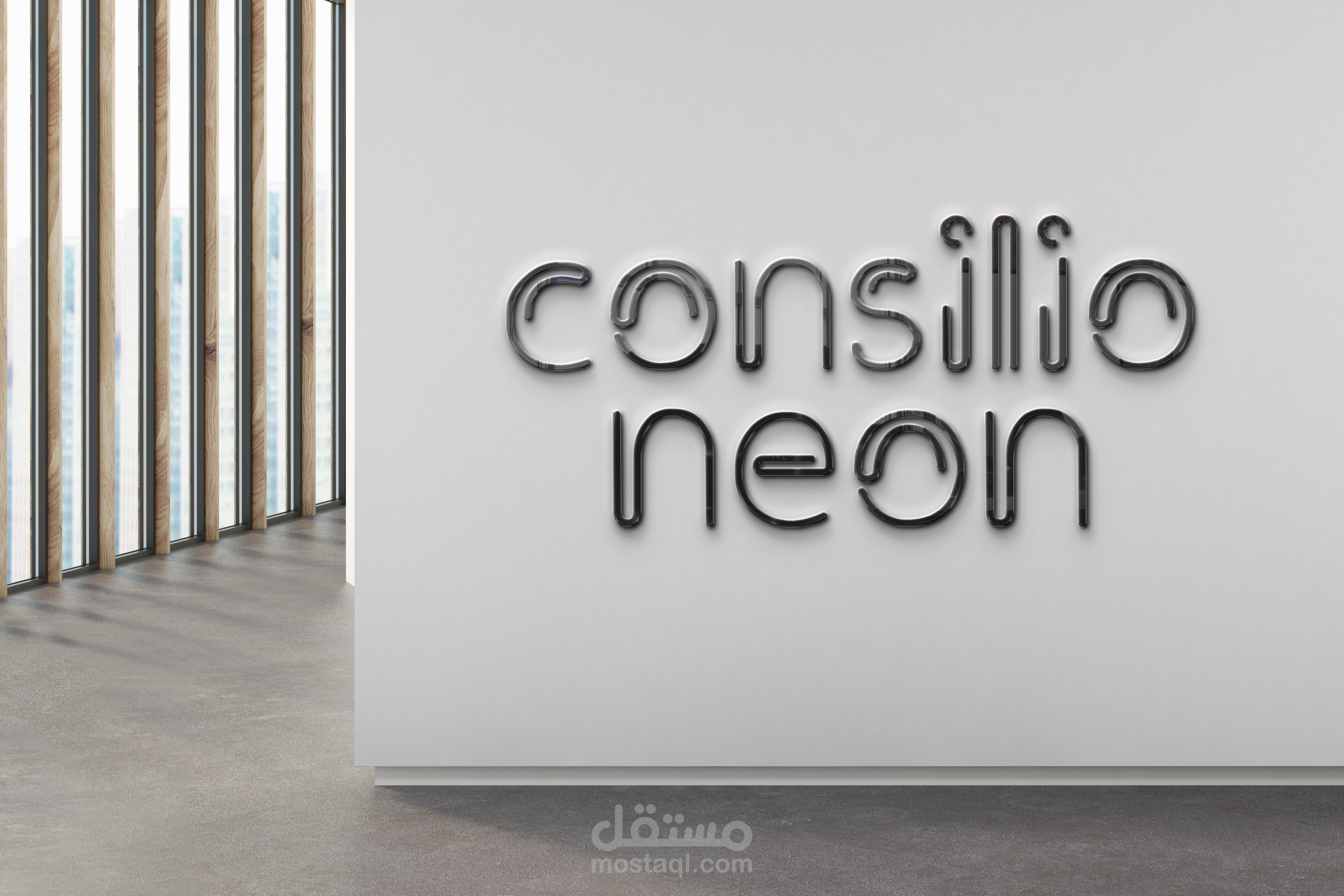 تصميمات اللوجو لشركة لصناعة النيون