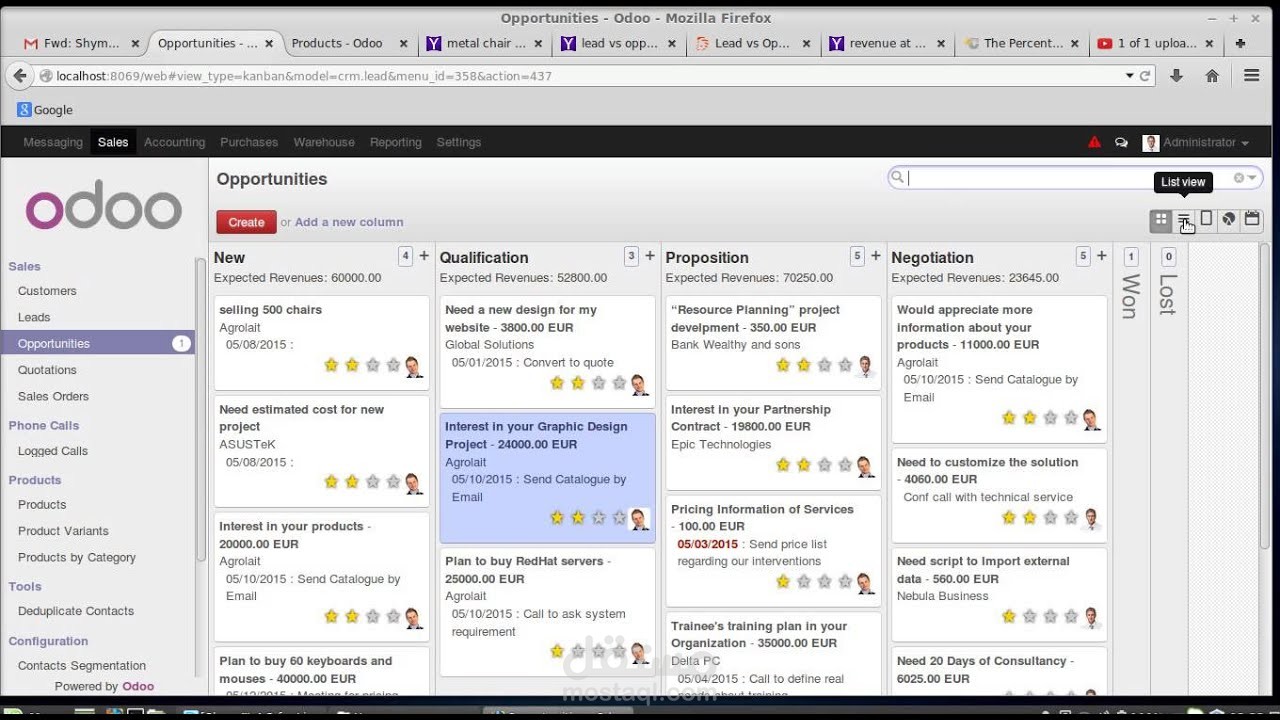 بناء نظام خدمة عملاء باستعمل ODOO