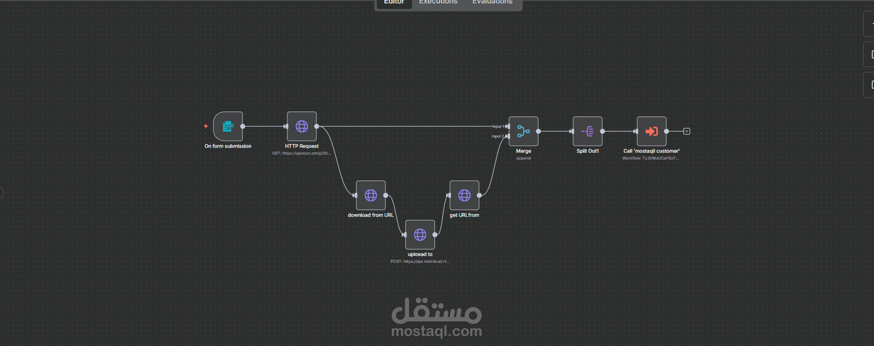 ورك فلو بسيط لسحب البيانات من مواقع الانترنت / او في حال حبيت لدراسة المنافسين