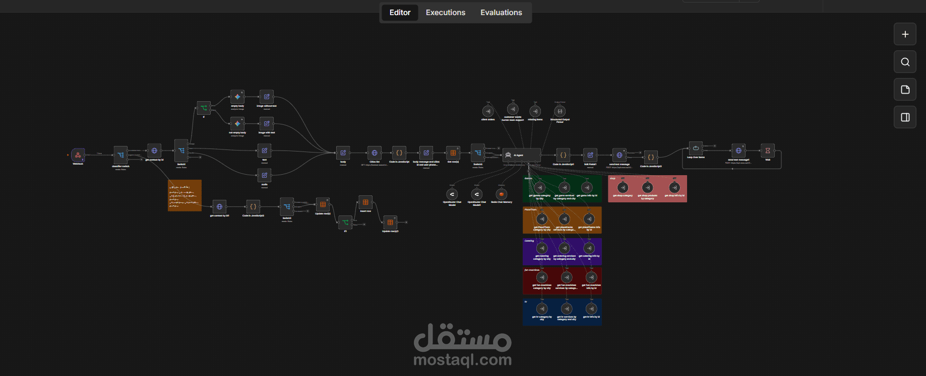 موظف AI خدمة عملاء لبيع وعرض وتسويق منتجاتك