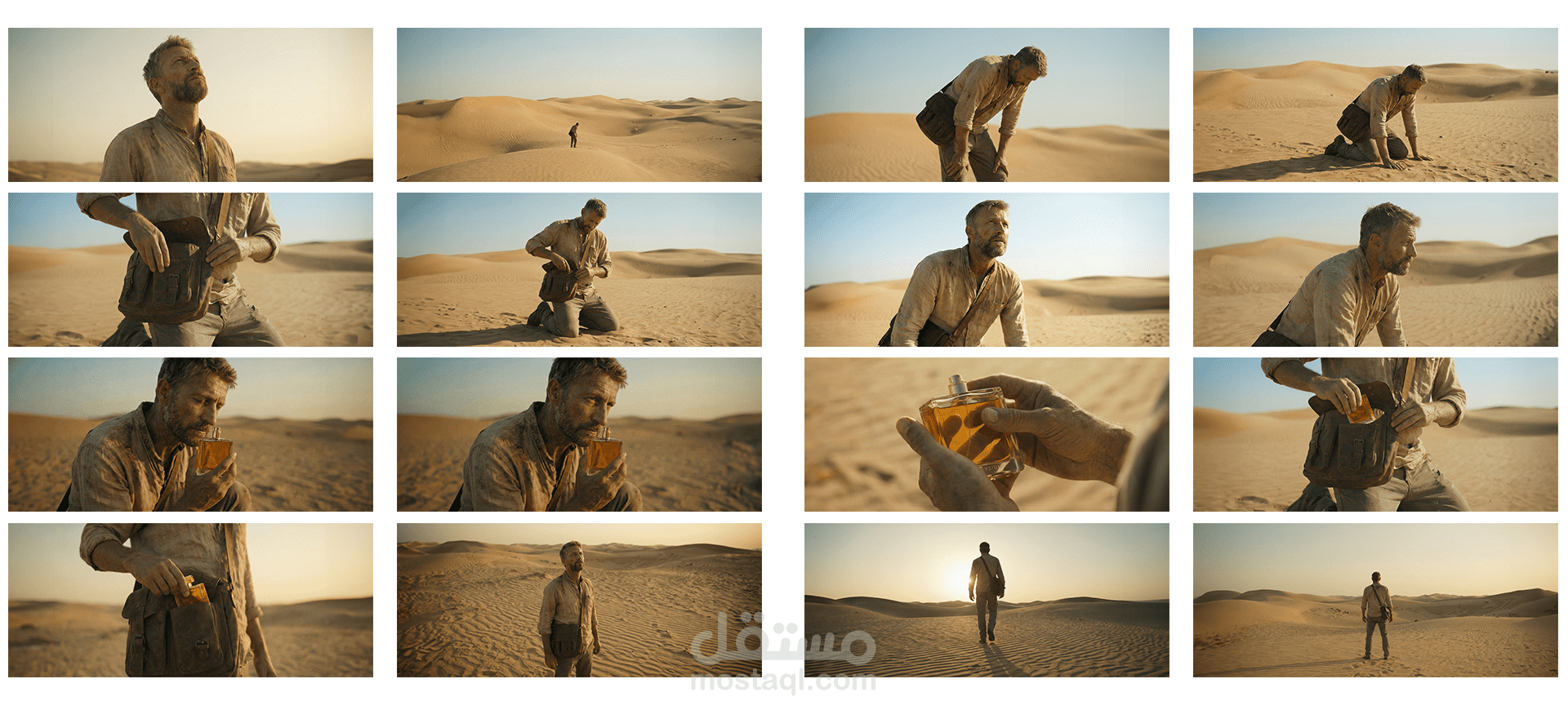 فيديو إعلاني لعطر باستخدام AI مع إخراج سينمائي