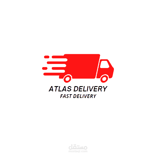 شعار لشركة ناشئة للتوصيل