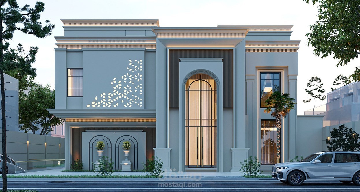 تصميم داخلي وخارجي واجهات فلات