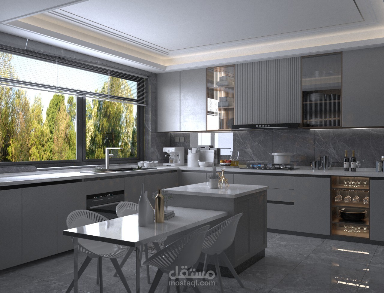 تصميم مطبخ بالرياض
