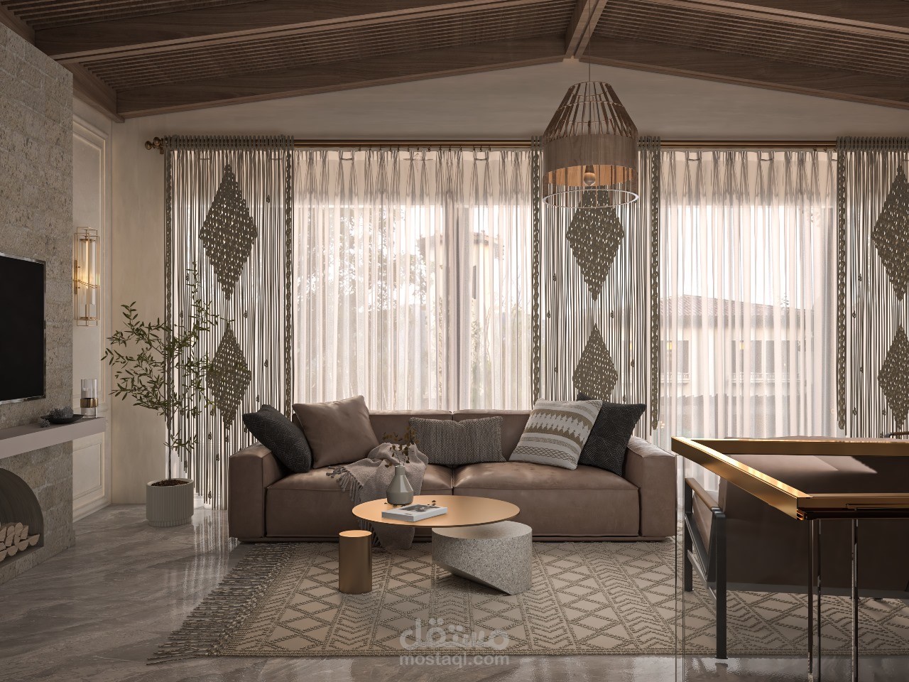 Bohemian living room